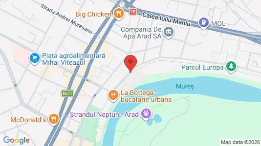 Apartments for rent i Arad - kort over placeringen
