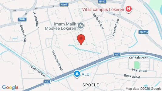 Apartments for rent i Lokeren - kort over placeringen