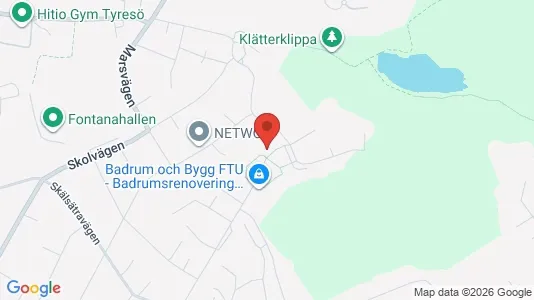 Apartments for rent i Tyresö - kort over placeringen