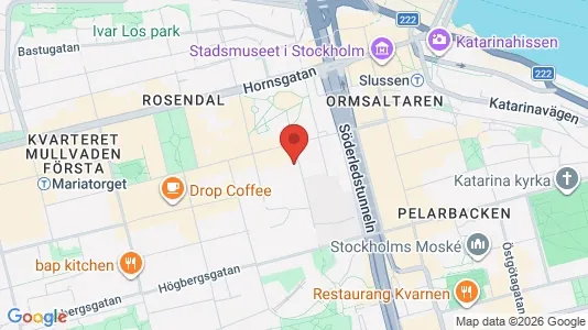 Apartments for rent i Södermalm - kort over placeringen