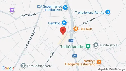 Apartments for rent i Tyresö - kort over placeringen