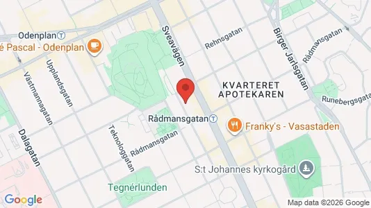 Apartments for rent i Vasastan - kort over placeringen
