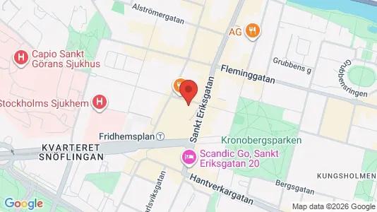 Apartments for rent i Kungsholmen - kort over placeringen