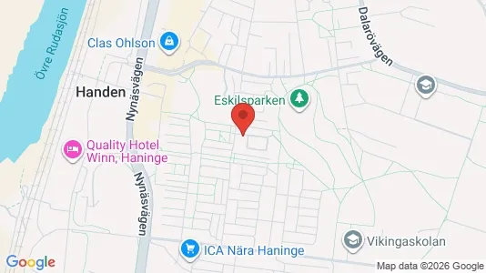 Apartments for rent i Haninge - kort over placeringen
