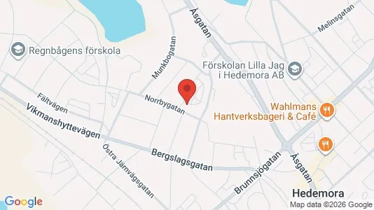 Apartments for rent i Hedemora - kort over placeringen