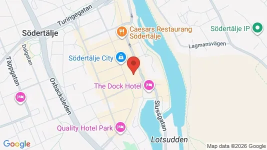 Apartments for rent i Södertälje - kort over placeringen