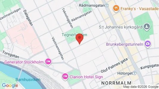 Apartments for rent i Stockholm City - kort over placeringen