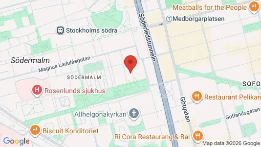 Apartments for rent i Södermalm - kort over placeringen