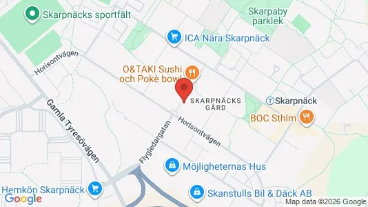 Apartments for rent i Stockholm South - kort over placeringen