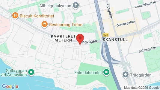 Apartments for rent i Södermalm - kort over placeringen