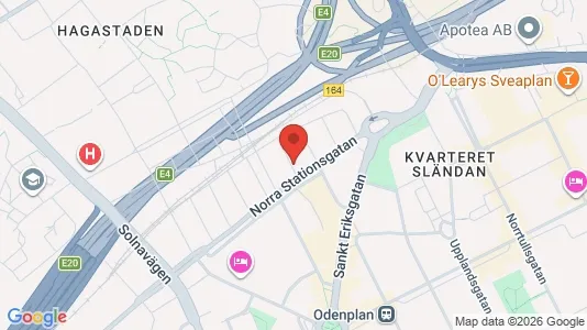 Apartments for rent i Vasastan - kort over placeringen