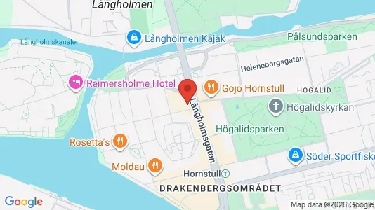 Apartments for rent i Södermalm - kort over placeringen