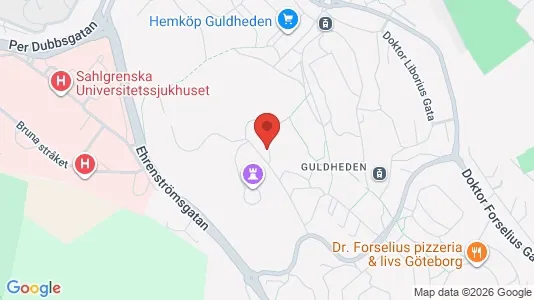 Apartments for rent i Gothenburg City Centre - kort over placeringen