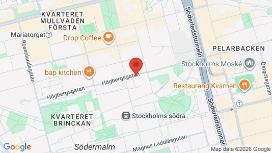 Apartments for rent i Södermalm - kort over placeringen