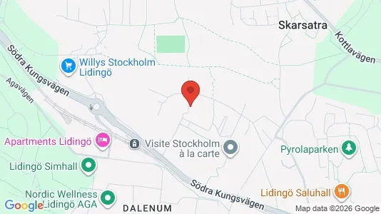 Apartments for rent i Lidingö - kort over placeringen