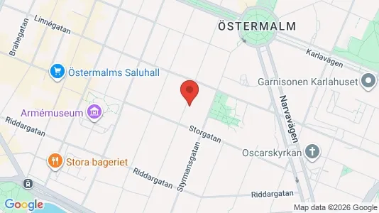 Apartments for rent i Östermalm - kort over placeringen
