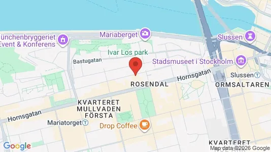 Apartments for rent i Södermalm - kort over placeringen