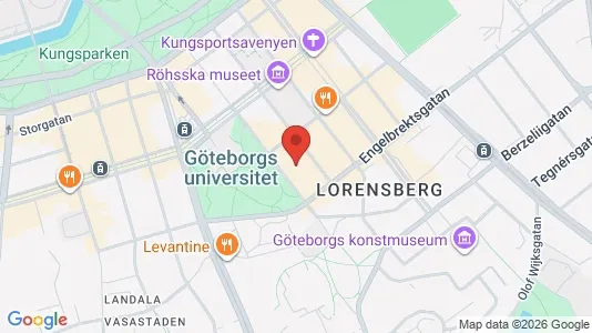 Apartments for rent i Gothenburg City Centre - kort over placeringen