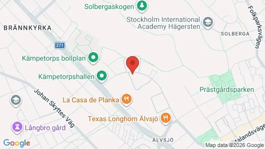 Apartments for rent i Stockholm South - kort over placeringen