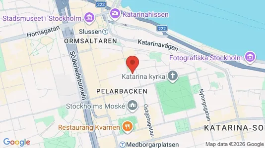 Apartments for rent i Södermalm - kort over placeringen