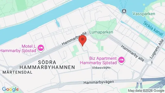 Apartments for rent i Hammarbyhamnen - kort over placeringen