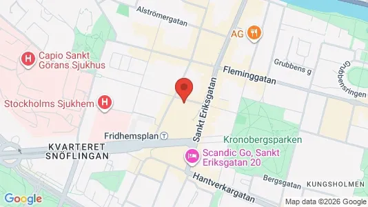 Apartments for rent i Kungsholmen - kort over placeringen