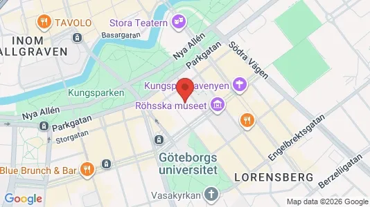 Apartments for rent i Gothenburg City Centre - kort over placeringen