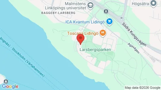 Apartments for rent i Lidingö - kort over placeringen