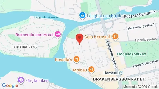 Apartments for rent i Södermalm - kort over placeringen