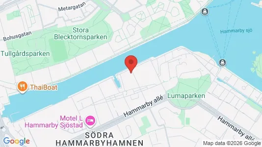 Apartments for rent i Hammarbyhamnen - kort over placeringen