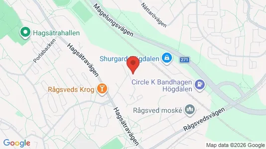 Apartments for rent i Stockholm South - kort over placeringen