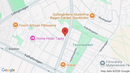 Apartments for rent i Östermalm - kort over placeringen
