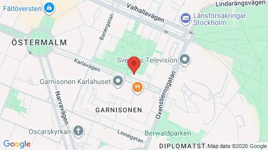 Apartments for rent i Östermalm - kort over placeringen