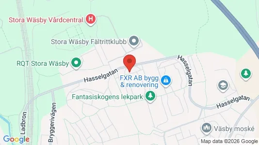 Apartments for rent i Upplands Väsby - kort over placeringen