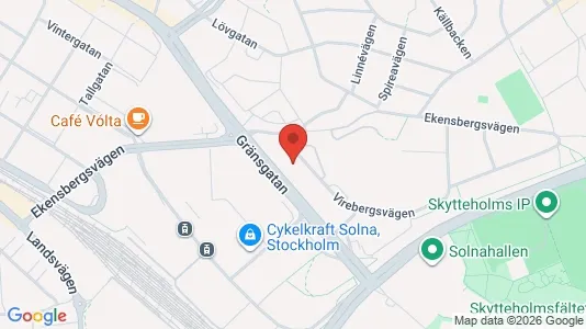 Apartments for rent i Solna - kort over placeringen