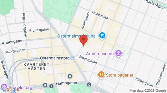 Apartments for rent i Östermalm - kort over placeringen