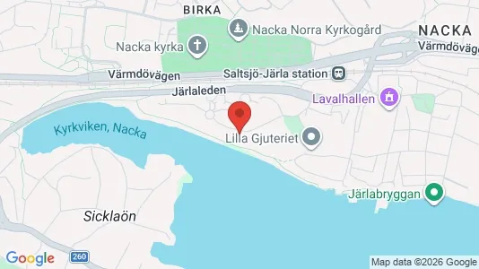 Apartments for rent i Nacka - kort over placeringen