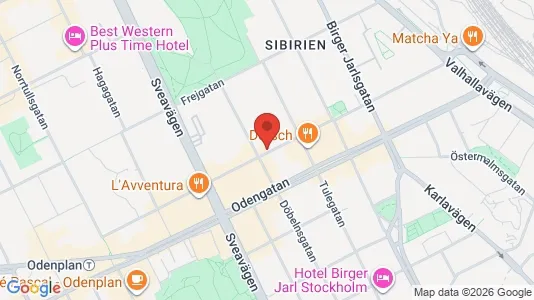 Apartments for rent i Vasastan - kort over placeringen