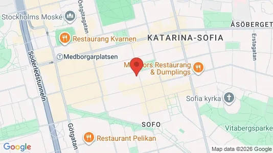 Apartments for rent i Södermalm - kort over placeringen