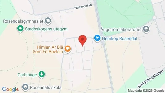 Apartments for rent i Uppsala - kort over placeringen