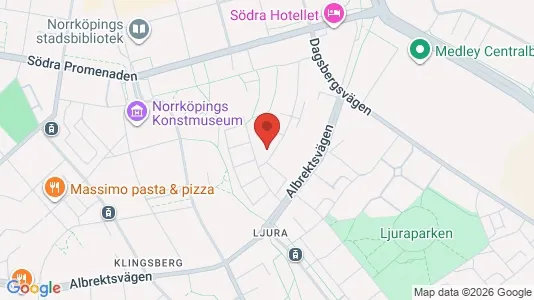 Apartments for rent i Norrköping - kort over placeringen