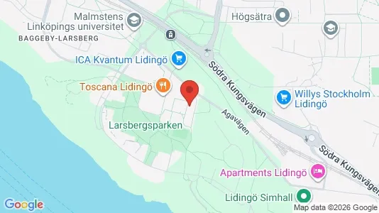 Apartments for rent i Lidingö - kort over placeringen