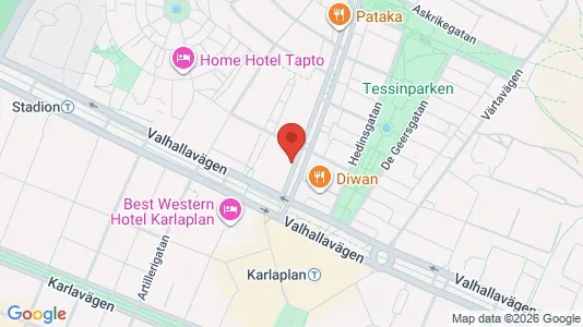 Apartments for rent i Östermalm - kort over placeringen