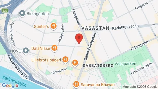 Apartments for rent i Vasastan - kort over placeringen