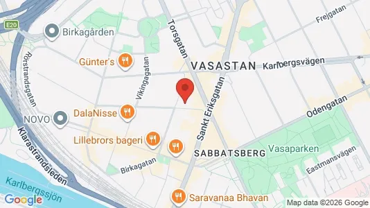 Apartments for rent i Vasastan - kort over placeringen