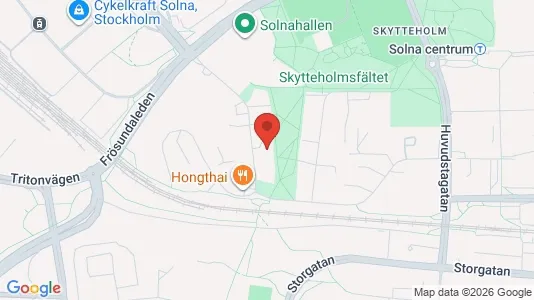 Apartments for rent i Solna - kort over placeringen