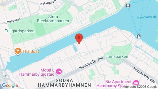 Apartments for rent i Hammarbyhamnen - kort over placeringen