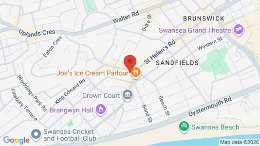 Apartments for rent i Swansea - West Glamorgan - kort over placeringen