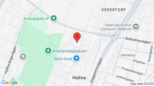 Apartments for rent i Malmö City - kort over placeringen
