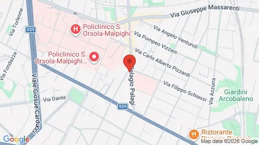 Rooms for rent i Bologna - kort over placeringen